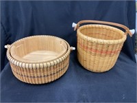 2 Robert Zink Woven Baskets