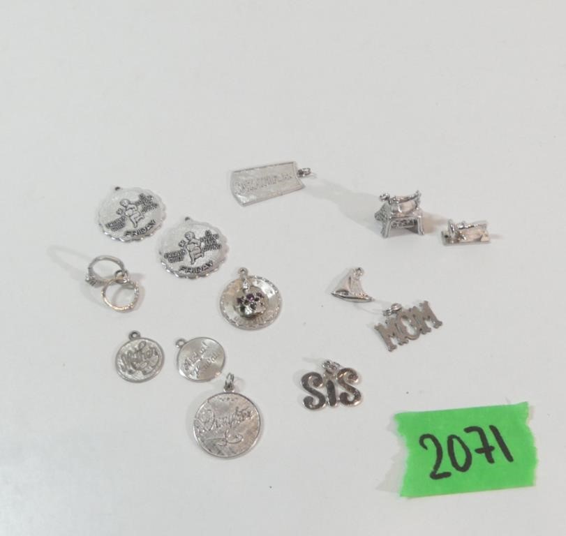 Qty of Sterling Pendants