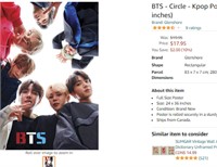 BTS - Circle - Kpop Poster (24 x 36 inches)