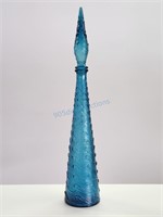 Empoli Rossini Italy Swirl Glass Genie Bottle