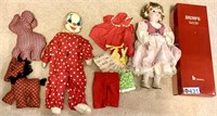 TOYS - BRINN'S DOLL & CLOWN