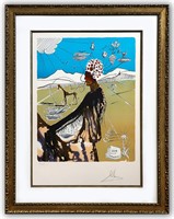 Salvador Dali- Original Lithograph "Earth Goddess"