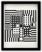 Victor Vasarely- Heliogravure Print "Untitled"