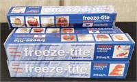 Box 7 Rolls of Freeze Tight Plastic Wrap