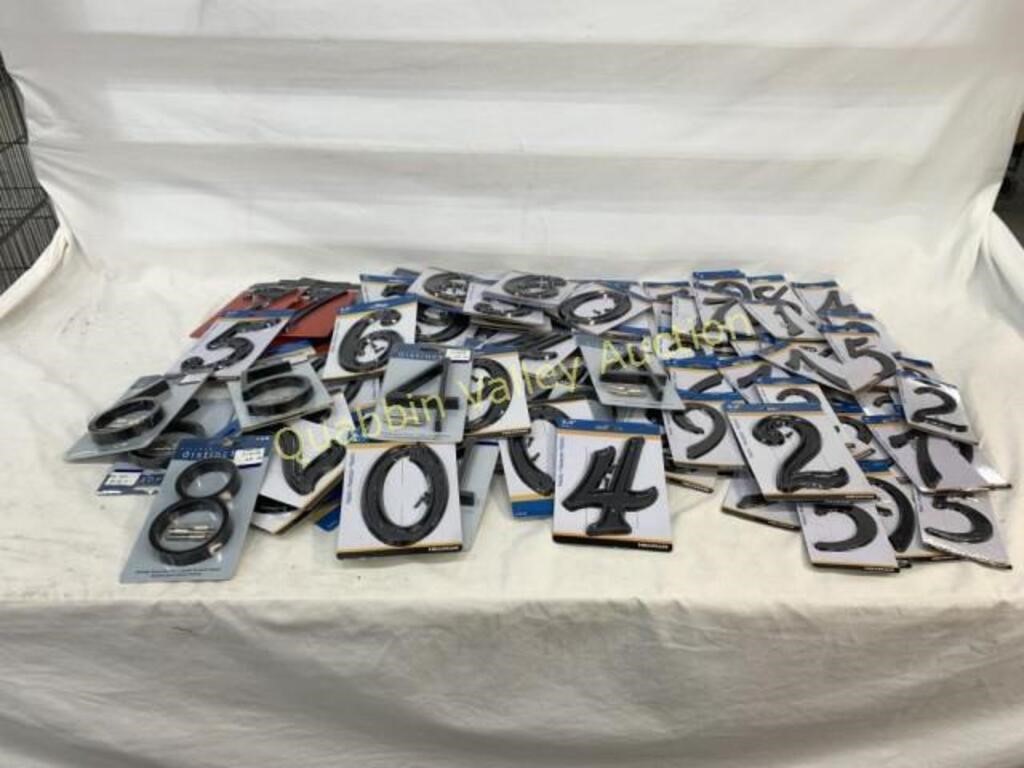LARGE LOT OF ASSORTED HOUSE NUMBERS