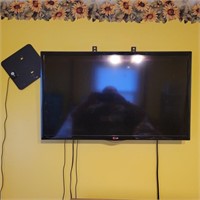 LG 31" Flat Screen Wall Mounted TV & Antenna