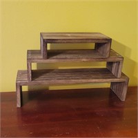 Wooden Nested Risers 16½"W 4"T each