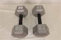 Pair  of Weights (25LBS)