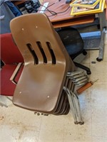 (5) Brown Chairs