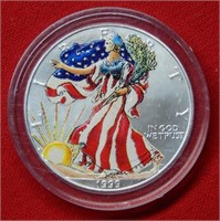 1999 American Eagle Colorized 1 Ounce Silver