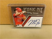 Iconic Ink Mike Trout card