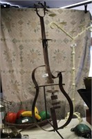 LARGE HEAVY METAL GUITAR CANDLE HOLDER