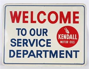 KENDALL WELCOME TO OUR SERVICE DEPARTMENT SIGN