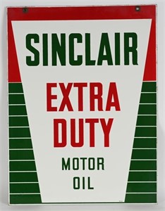 SINCLAIR EXTRA DUTY MOTOR OIL DSP PORCELAIN SIGN