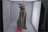 15" Casual Cat Porcelain Figurine