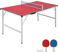 GAOMON Portable Ping Pong Table  Foldable  Net