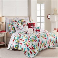 LEVTEX HOME Christmas Trees Full/Queen Sheets $71