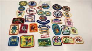 35 New Girl Scout Patches 1993,94,95