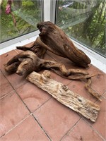 Lot of 3 Driftwood Pieces