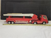 29" Vintage Metal Nylint Fire Toy Truck