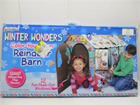 Winter Wonders Color Your Own Barn