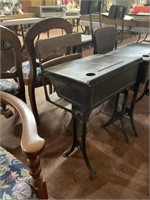 Vintage school table with chair