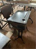 Vintage school table with chair