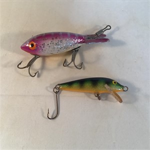 2 VINTAGE FISHING LURES