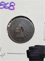 1868 Indian Head Penny