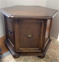 1970s Style Hexagon End Table