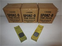 (3) Unopened cartons of Sponz-O Hemorrhoid Salve.