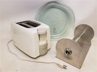 Toaster, Paper Towel Holder, Candle Plate