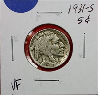 1931-S Buffalo Nickel VF