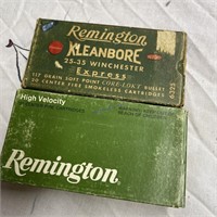2 Boxes Remington 25-35 Ammo