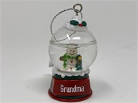 Miniature Grandma Snow Globe Ornament