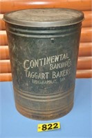 Antique Continental Baking Co, Indianapolis barrel