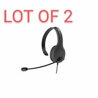 LOT OF 2 - PDP Gaming LVL30 Wired Chat Headset Wit