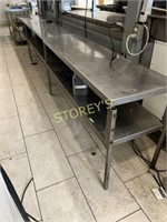 S/S Dbl Overhead Shelf ~15' x 18 x 29