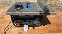 Hurcules 10" Contractor Table Portable Table Saw