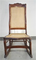 Antique Cane Nursing Rocking Chair