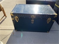 Large Dark Green Trunk and Contents