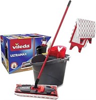 ULN-Vileda Ultramax Flat Mop and Bucket Set with 1