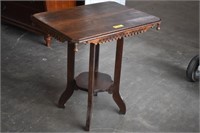 Antique Walnut Side Table 28x20. Nice Condition