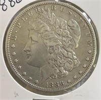 1886O Morgan Silver Dollar