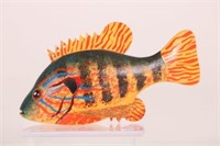 5.25" Pumpkin Seed Fish Spearing Decoy by Ron