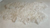 Genuine sheepskin rug (approx. 42x65)