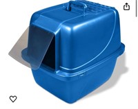 Blue litter box (no plastic door)