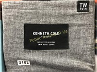 KENNETH COLE TWIN DUVET COVER