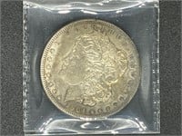 1904 Morgan silver dollar