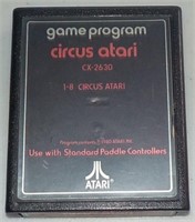 Circus Atari Atari 2600 Game Cartridge